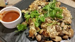 orh lauk (fried mock oysters) at Saute in Central Singapore