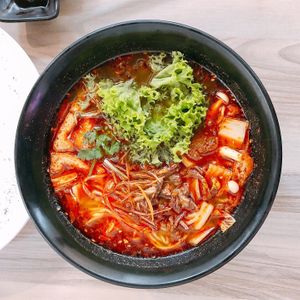 Mala ramen at Saute in Central Singapore