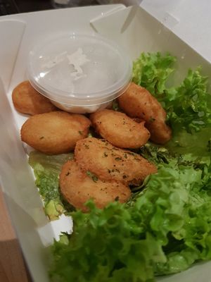 Mushroom nuggets at Saute in Central Singapore