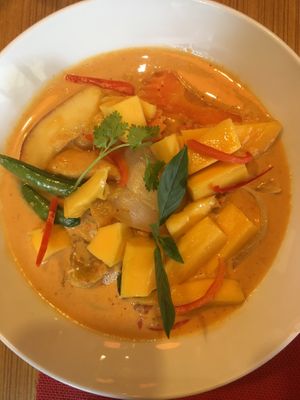 Red curry  at Piccolo Thai Food & Wine in Isola Del Giglio