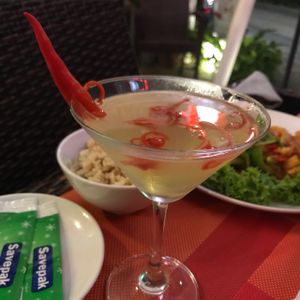 Daffy Duck  at Piccolo Thai Food & Wine in Isola Del Giglio