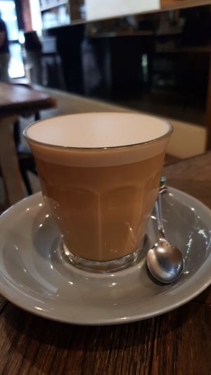 Decaf oat latte at Mrs Atha's in Leeds