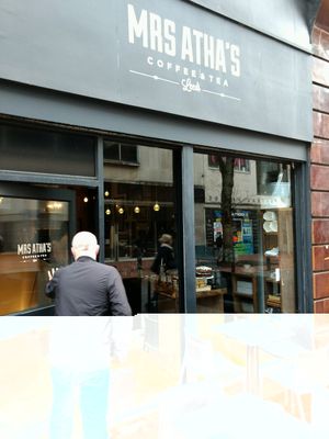 andy at Mrs Atha's in Leeds