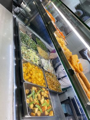 Food choices  at Singapore General Hospital - Vegetarian Stall in Central Singapore