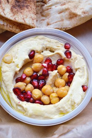 hummus at Papuvege in Lodz