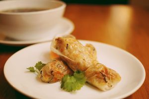 Pieczone sajgonki at Porcja in Lodz