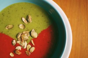 Zupa duocolore  at Porcja in Lodz