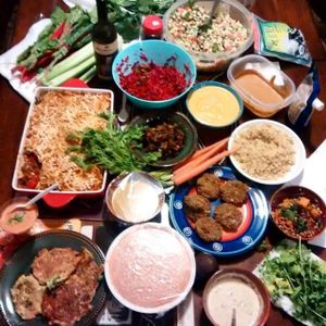 Private cooking class spread at Chef Lauren Marshall in Halifax