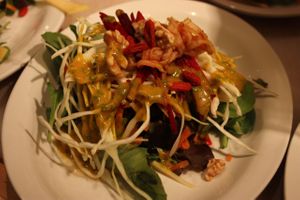 Rainbow salad  at Chef Lauren Marshall in Halifax