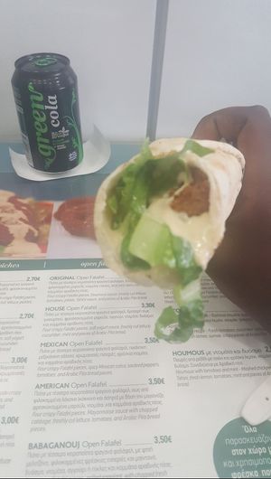 Tasty at Falafel House in Athens