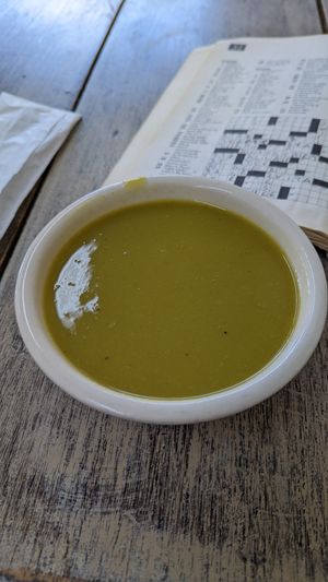 Soup at Veggie Life in Medellin