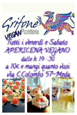 apericena ogni fine settimana  at Il Grifone Vegan in Meda