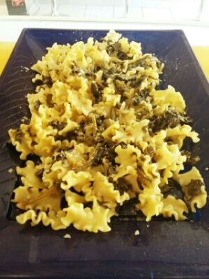 pasta e friarielli at Il Grifone Vegan in Meda