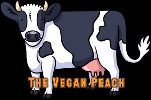 Peaches the cow at The Vegan Peach in Dartmouth
