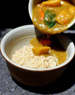 curry at Hsia An Chu Vegetarian in Taitung