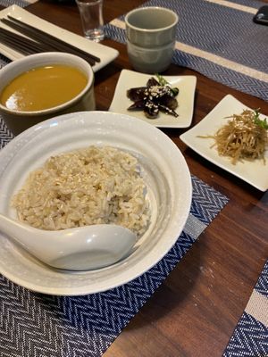 Curry rice at Hsia An Chu Vegetarian in Taitung