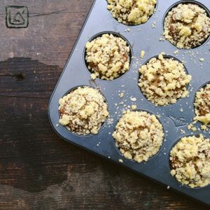 Banana crumble muffin at La Studio in Hanoi