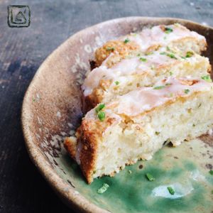 Lime coconut cake at La Studio in Hanoi