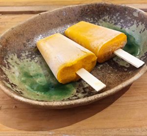 mango popsicles at La Studio in Hanoi
