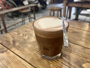 Hot chocolate   at La Studio in Hanoi