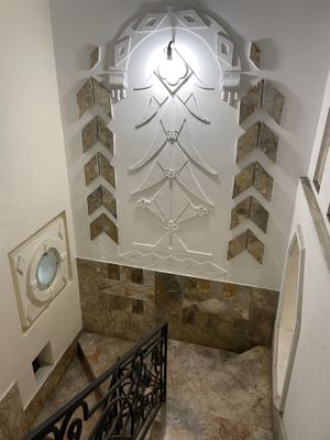 Second floor staircase  #Veganuary at La Studio in Hanoi