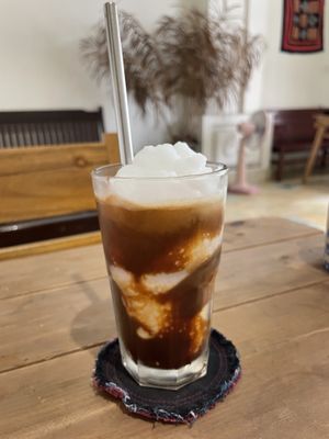 Coffee coconut  #Veganuary at La Studio in Hanoi