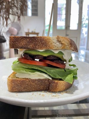 Tempeh sourdough  #Veganuary at La Studio in Hanoi