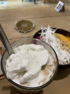 Coconut coffee #Veganuary at La Studio in Hanoi