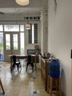 Inside free water   at La Studio in Hanoi