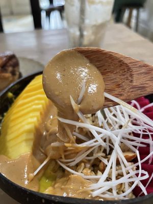 Extra peanut butter   at La Studio in Hanoi