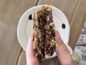 Salted chocolate cookie   at La Studio in Hanoi