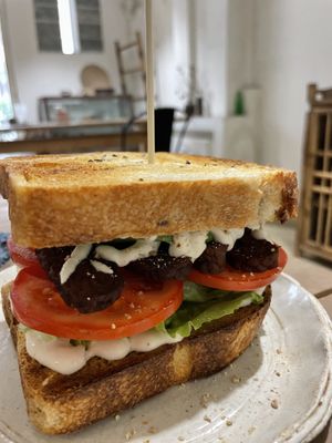 Tempeh sandwich 65k - yum  at La Studio in Hanoi