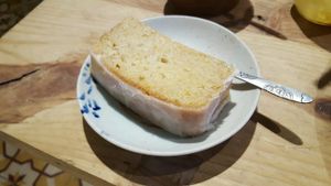 Lemon cake at La Studio in Hanoi