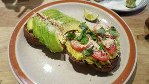 Avocado toast at La Studio in Hanoi