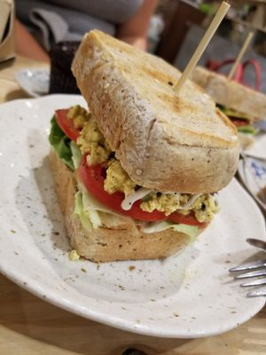 Tofu salad sandwiche at La Studio in Hanoi