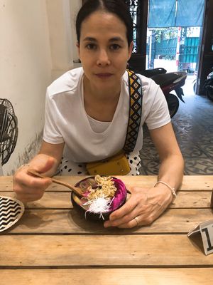 pink bowl at La Studio in Hanoi