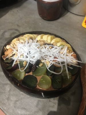 Choco smoothie bowl at La Studio in Hanoi