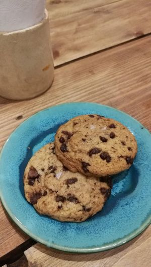 Salty chocolate cookies at La Studio in Hanoi