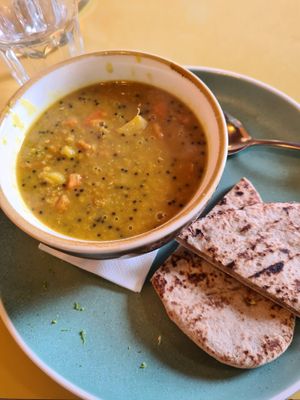 Lentils dahl at Joe's Cafe in Lahinch