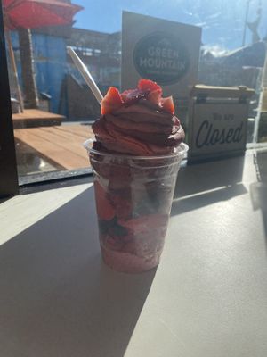 Fruit parfait whip without whipped topping   at Bashful Banana in Ocean City