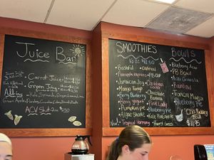 juice and smoothies  at Bashful Banana in Ocean City