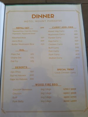  at Hotel Mount Paradise in Naya Gaun