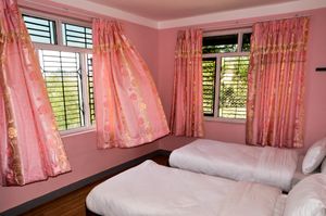 Twin Room With Shared bath . at Hotel Mount Paradise in Naya Gaun