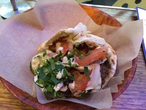 Pita pocket  at Tahina in Northcote