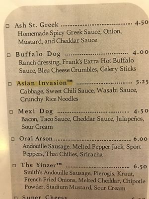 Awesome!!  Asian Invasion   at Lucky Louie's Beer and Wieners in Erie