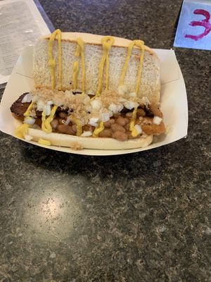 This place is the best!! If you are a vegan you will be in heaven here. Beer and vegan hot dogs  at Lucky Louie's Beer and Wieners in Erie