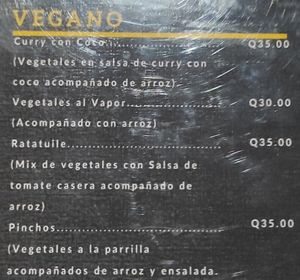 Vegan Options. at Nakum in Flores