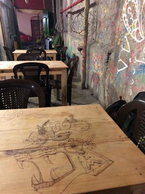 Inside at Nakum in Flores