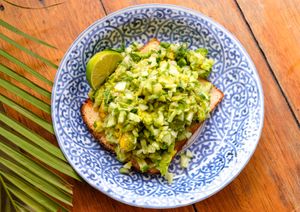 Avocado Toast at Simple Things in Kampot
