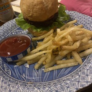 Vegan Burger  at Simple Things in Kampot